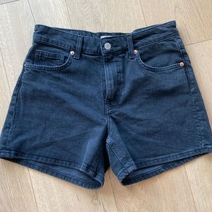 H&M Charcoal Denim Shorts